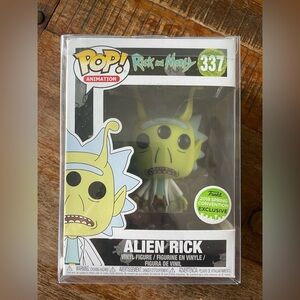Funko Pop Rick and Morty alien Rick new in protective case
